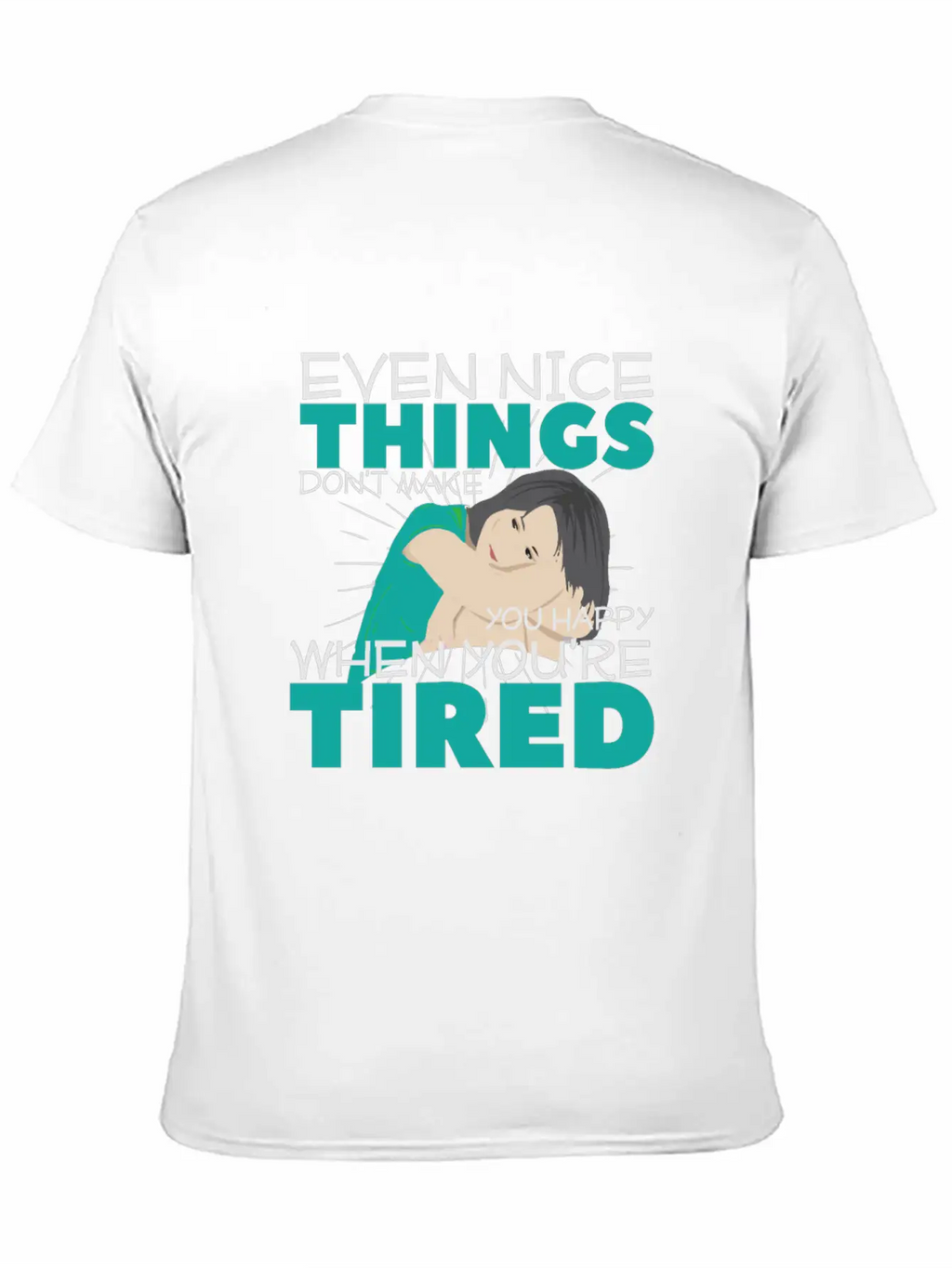 Tired Unisex Short Sleeve Soft Cotton T-Shirt – Casual Everyday Wear