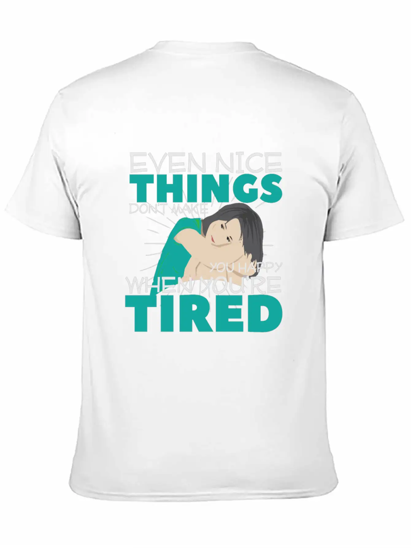 Tired Unisex Short Sleeve Soft Cotton T-Shirt – Casual Everyday Wear