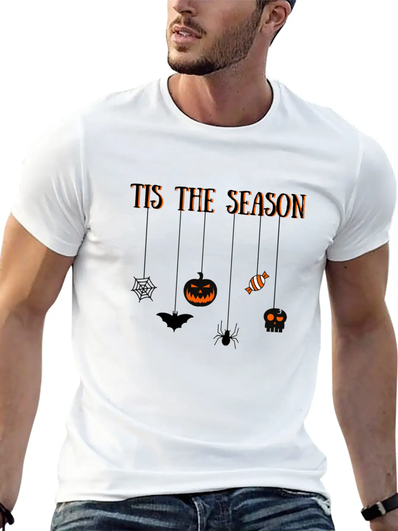 Tis The Season Of Halloween Stylish Everyday T-Shirt – Unisex Basic Cotton Tee
