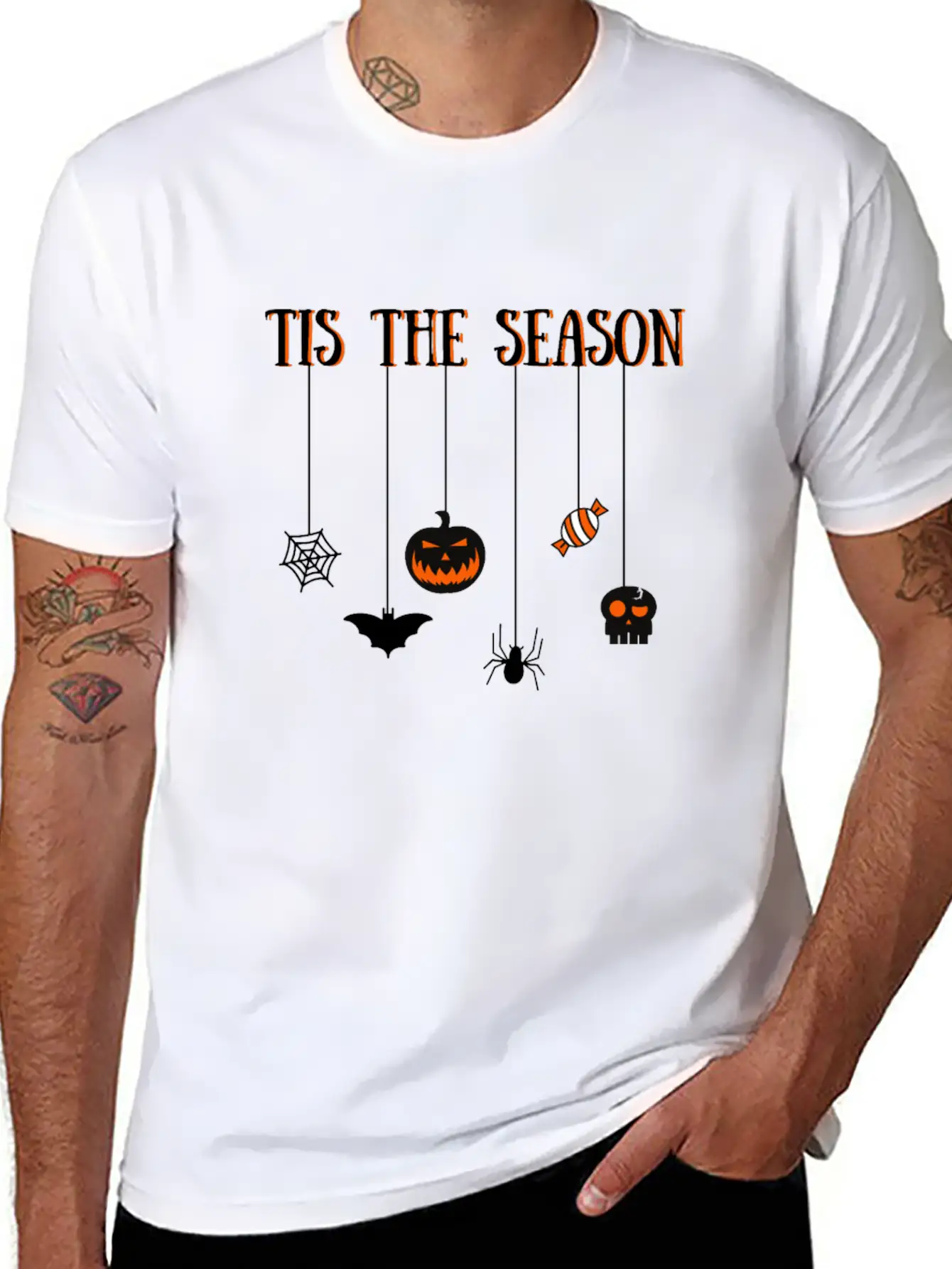 Tis The Season Of Halloween Stylish Everyday T-Shirt – Unisex Basic Cotton Tee