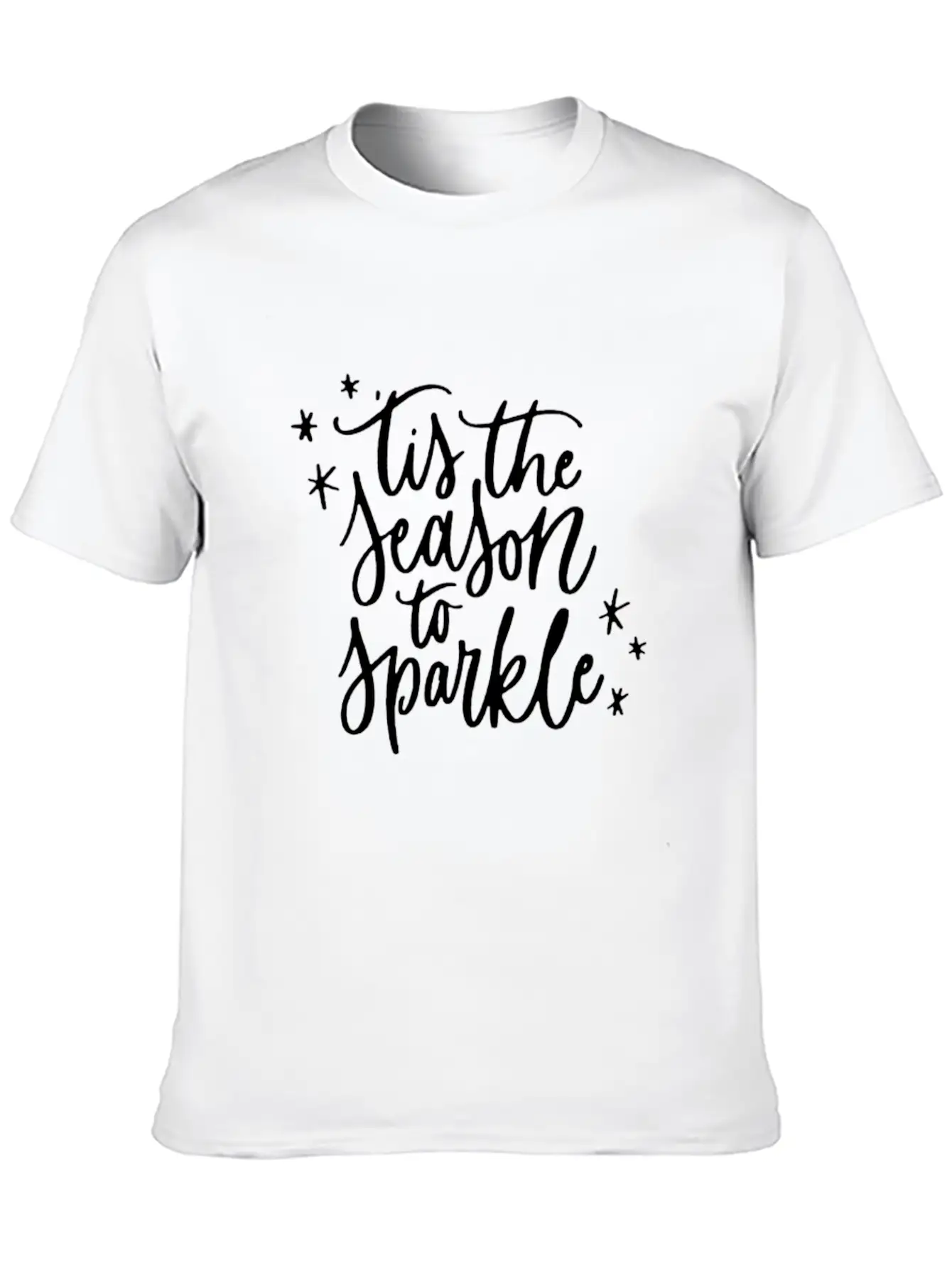 Tis The Season To Sparkle Classic Fit Graphic Tee For Daily Comfort – Unisex Cotton Shirt