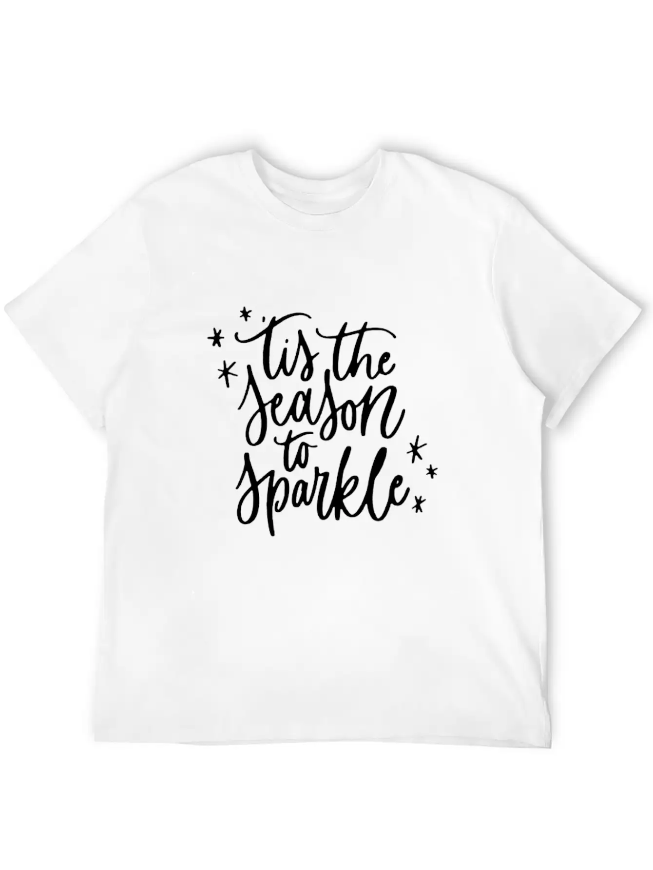 Tis The Season To Sparkle Classic Fit Graphic Tee For Daily Comfort – Unisex Cotton Shirt