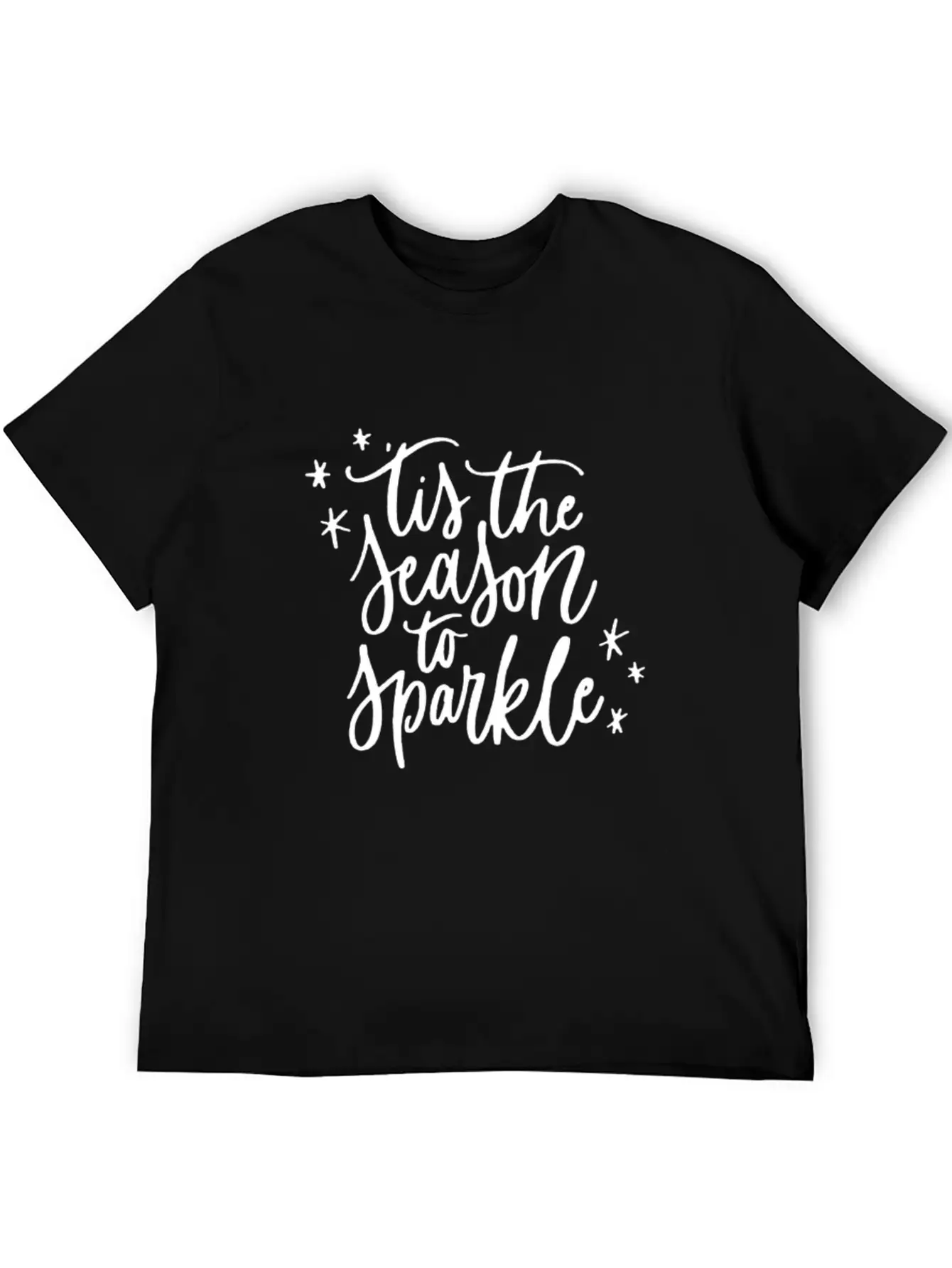 Tis The Season To Sparkle Classic Fit Graphic Tee For Daily Comfort – Unisex Cotton Shirt