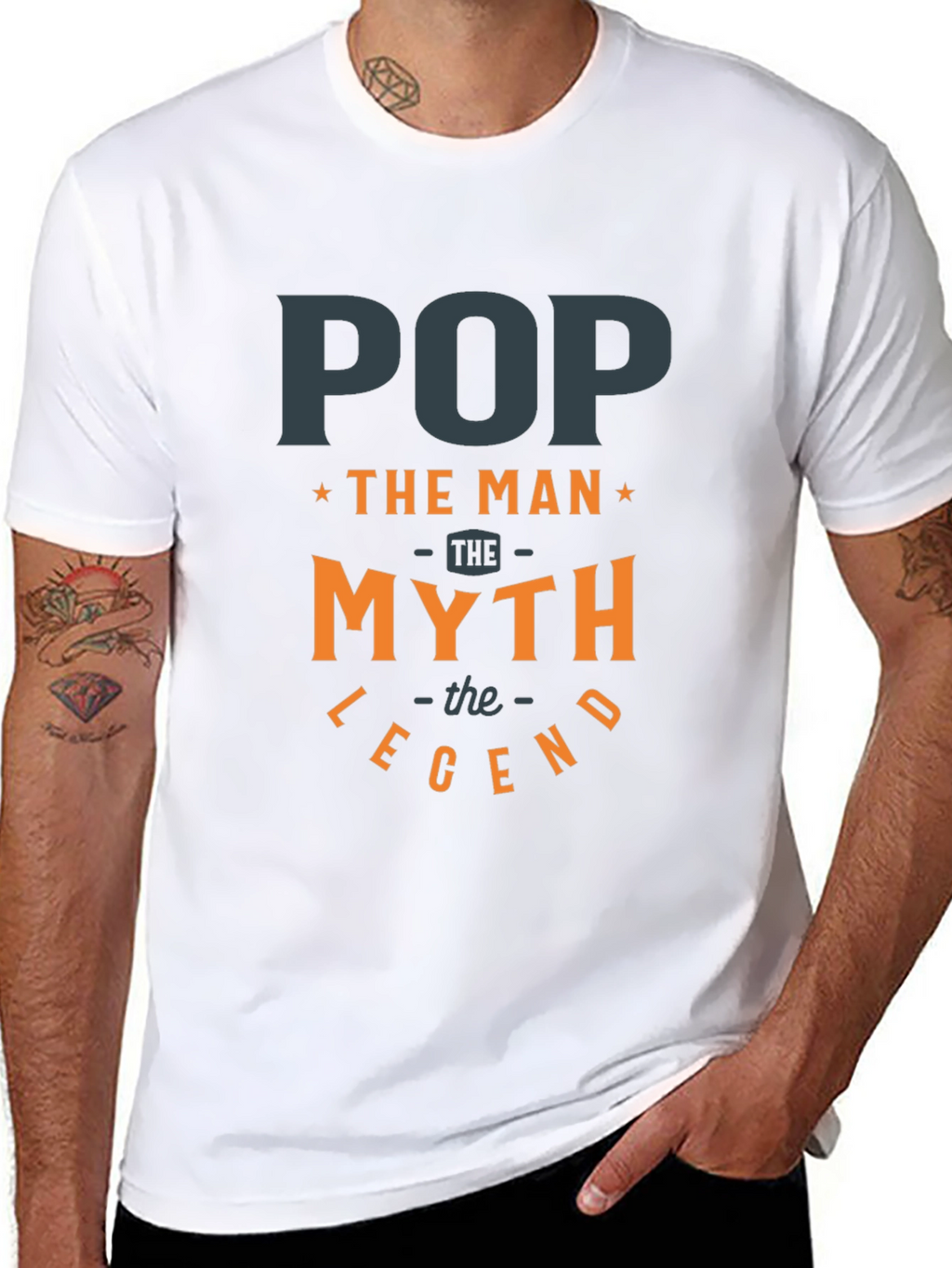 Pop The Man Myth Legend T-Shirt