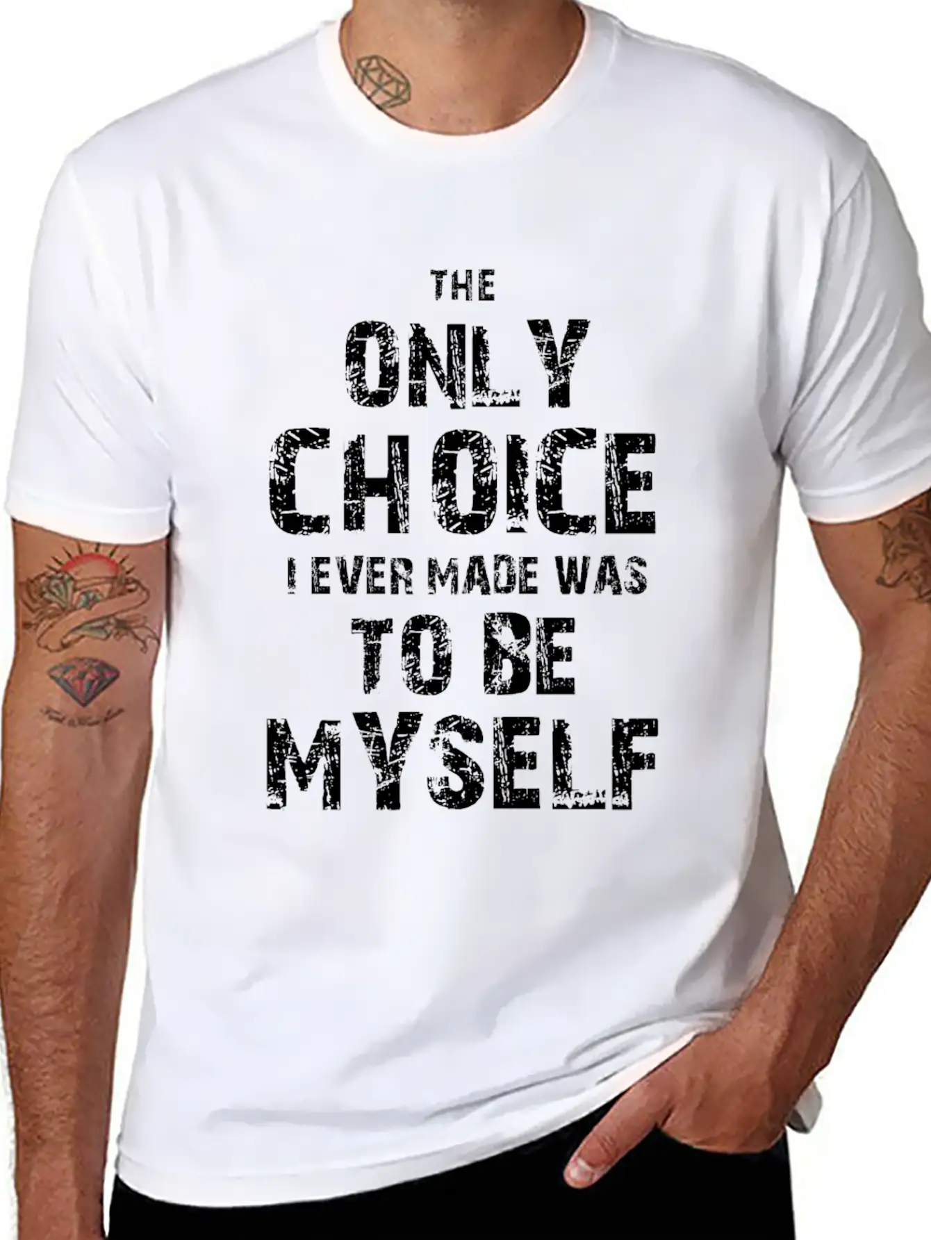To Be Myself Made To Match Jordan 12 Dark Concord Breathable Soft Cotton T-Shirt – Timeless Casual Look