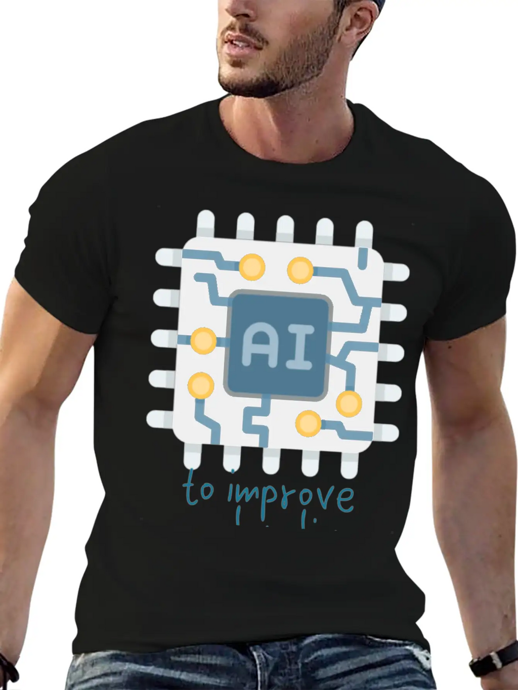 To Improve People S Lives Casual Graphic T-Shirt – Simple And Comfortable Daily Wear