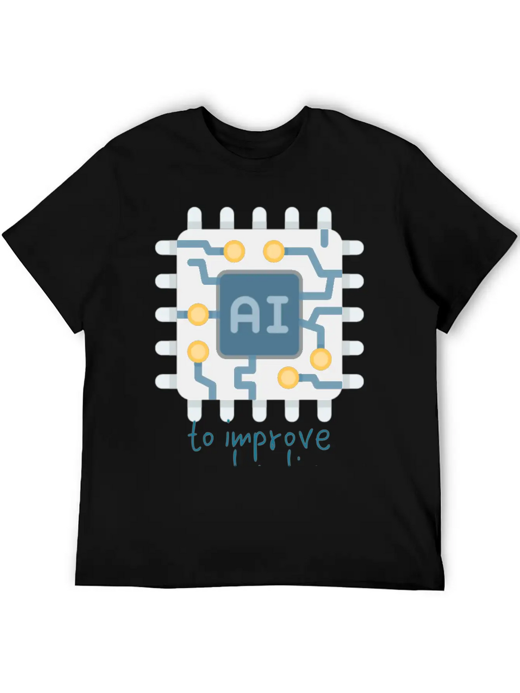 To Improve People S Lives Casual Graphic T-Shirt – Simple And Comfortable Daily Wear