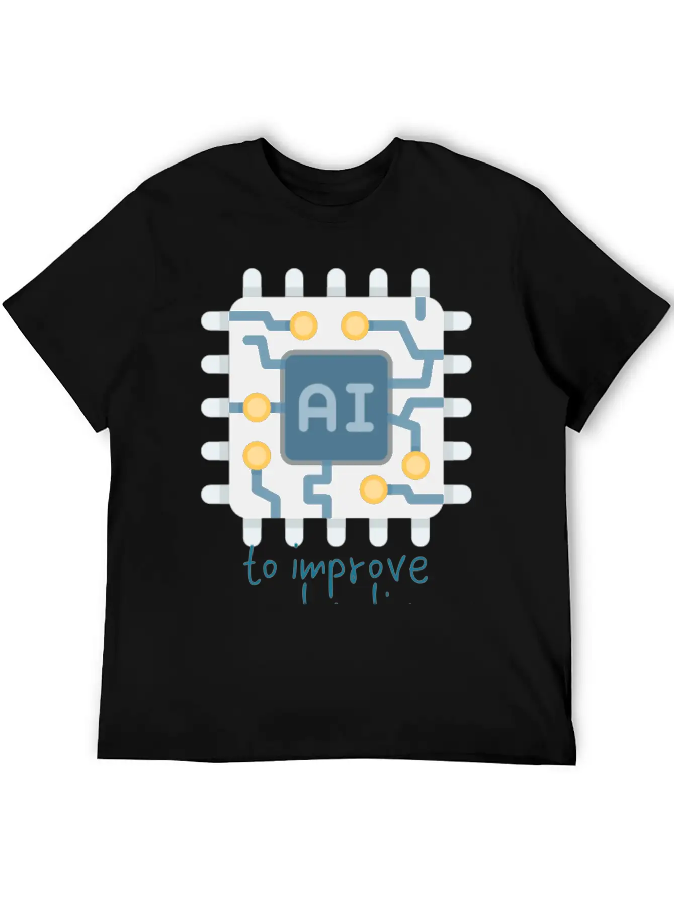 To Improve People S Lives Casual Graphic T-Shirt – Simple And Comfortable Daily Wear