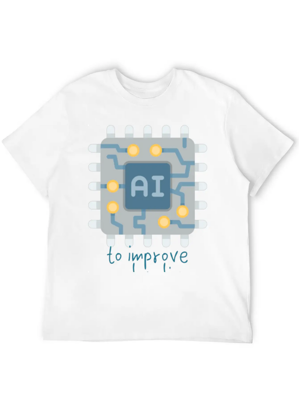 To Improve People S Lives Casual Graphic T-Shirt – Simple And Comfortable Daily Wear