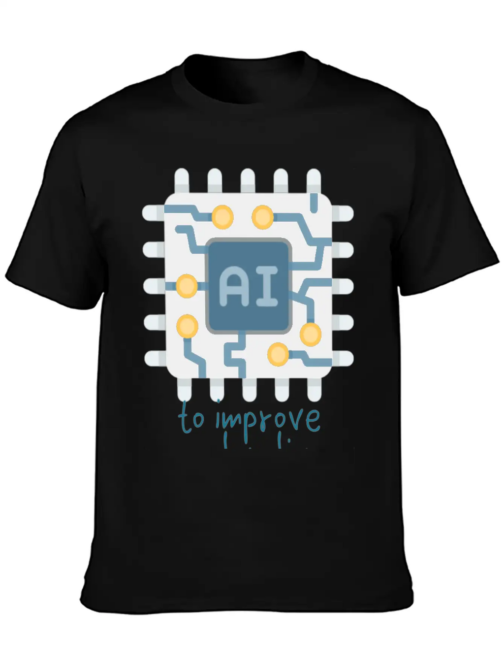 To Improve People S Lives Casual Graphic T-Shirt – Simple And Comfortable Daily Wear