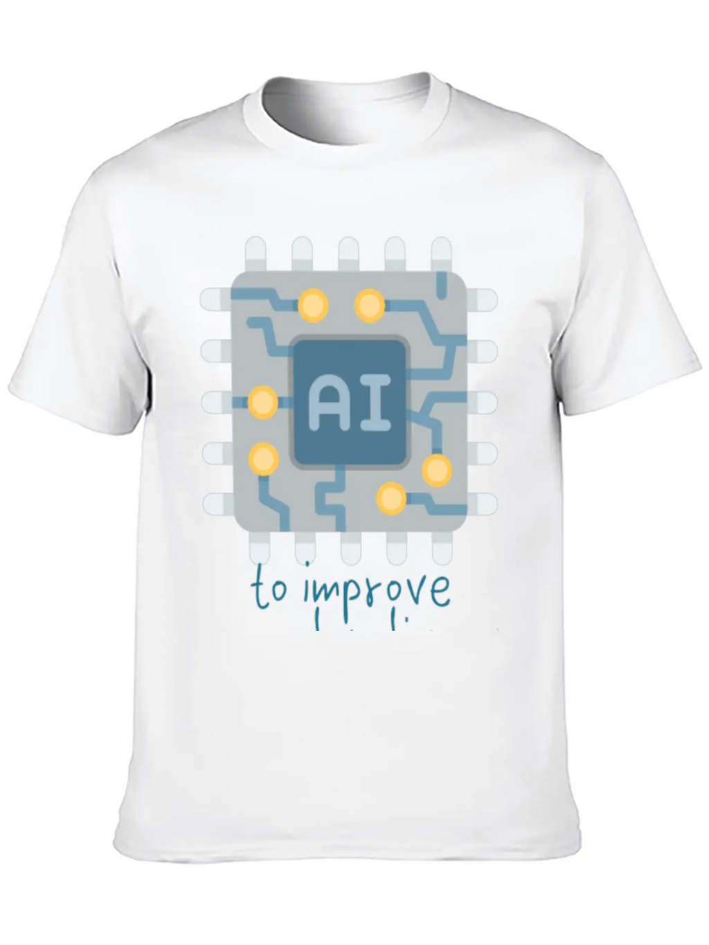 To Improve People S Lives Casual Graphic T-Shirt – Simple And Comfortable Daily Wear