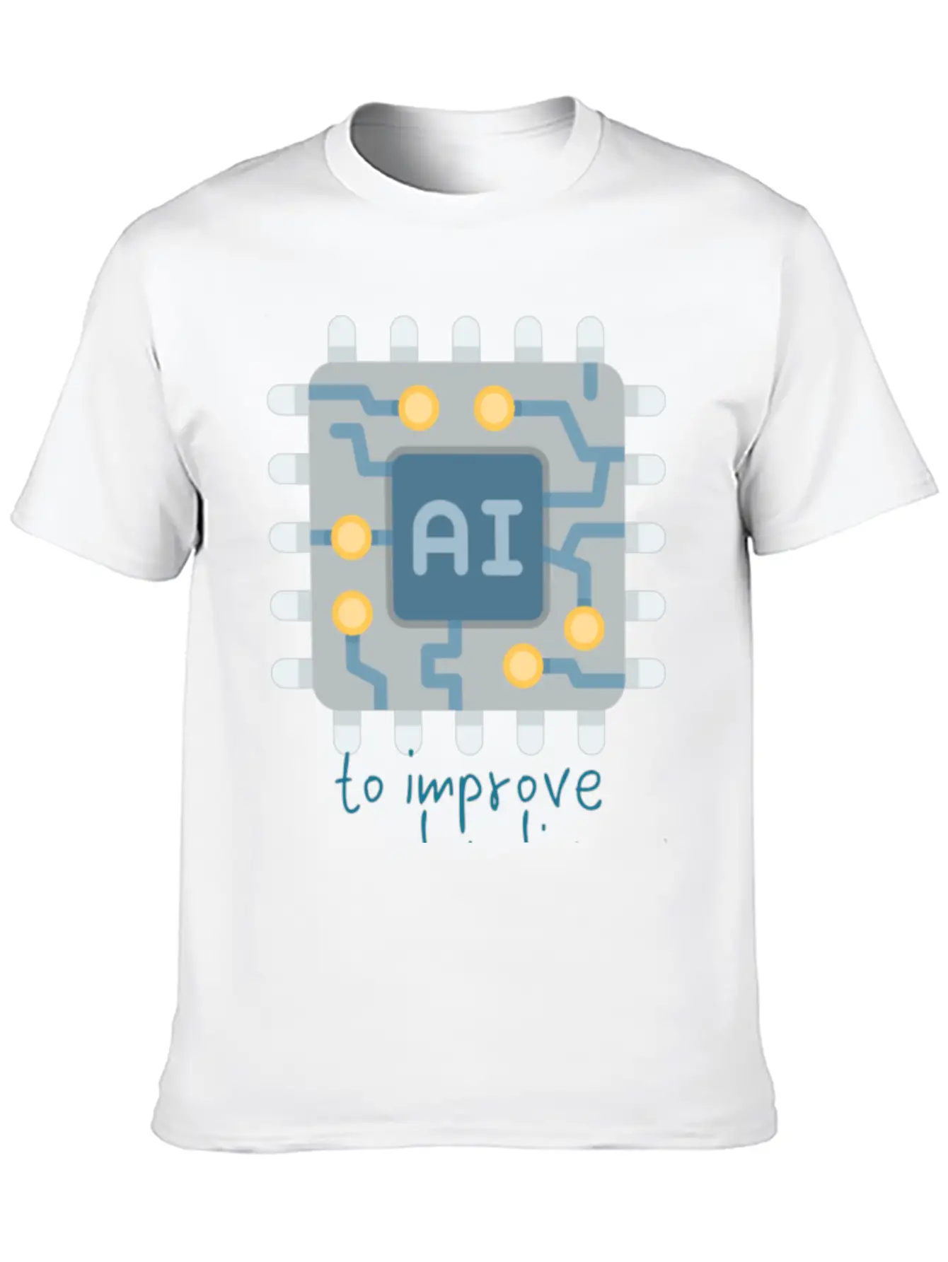 To Improve People S Lives Casual Graphic T-Shirt – Simple And Comfortable Daily Wear