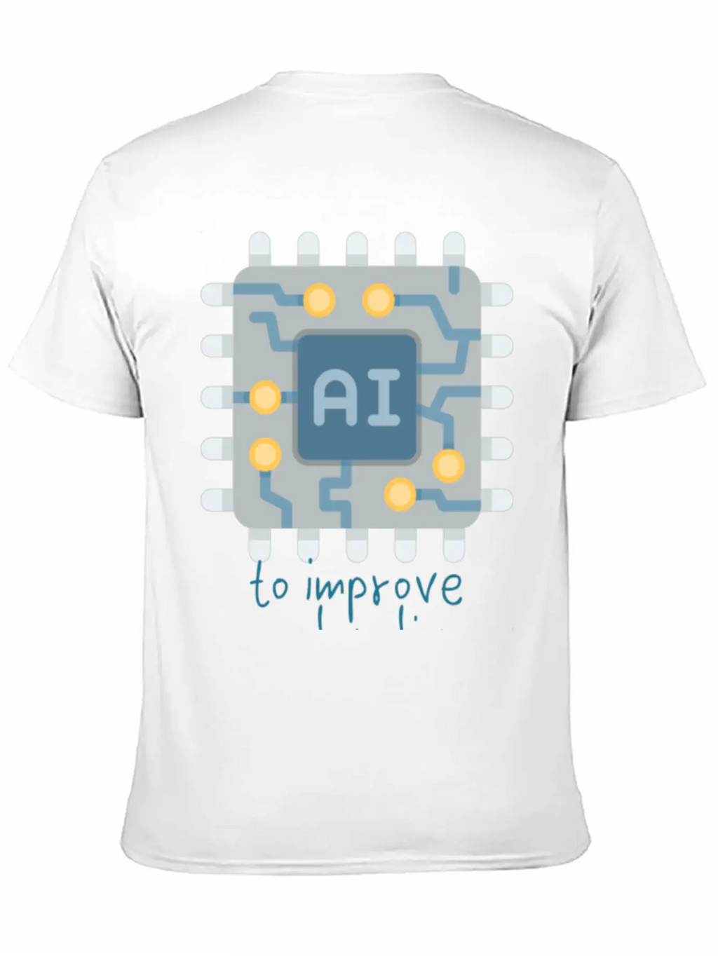 To Improve People S Lives Casual Graphic T-Shirt – Simple And Comfortable Daily Wear