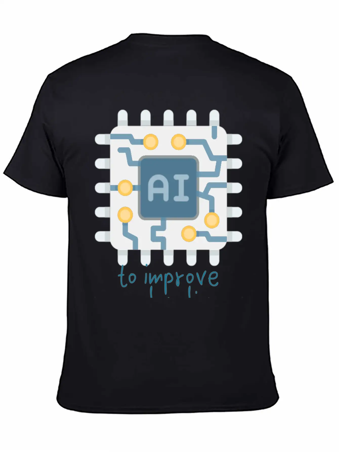 To Improve People S Lives Casual Graphic T-Shirt – Simple And Comfortable Daily Wear