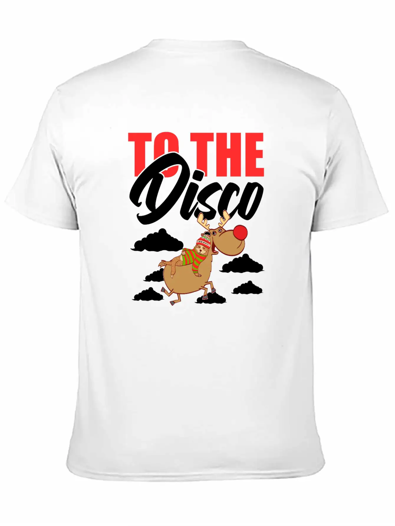 To The Disco Merry Christmas Happy New Year Breathable Soft Cotton T-Shirt – Timeless Casual Look