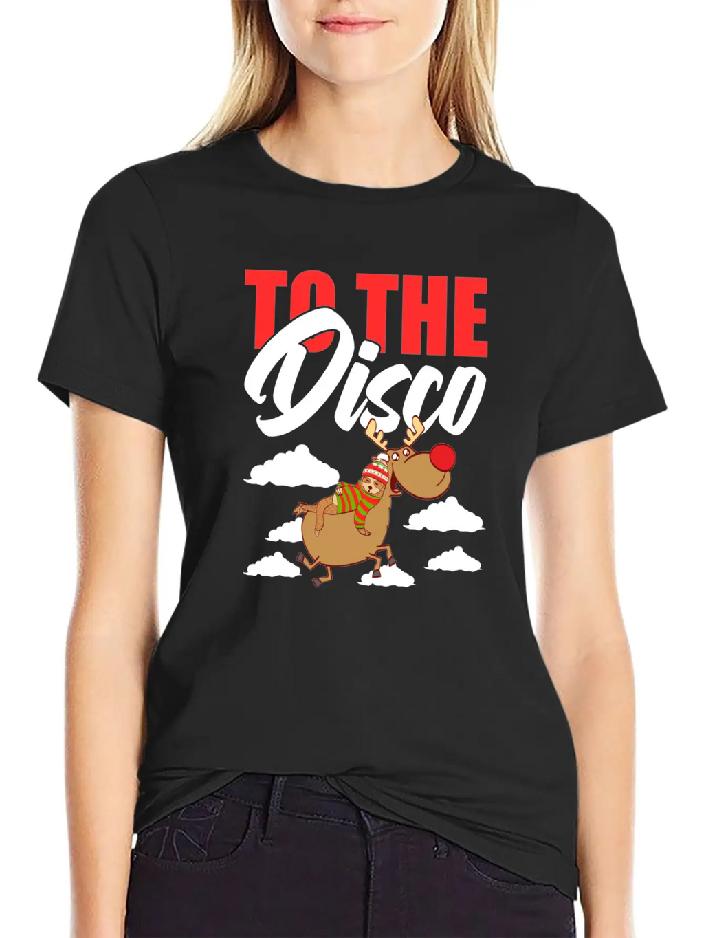To The Disco Merry Christmas Happy New Year Breathable Soft Cotton T-Shirt – Timeless Casual Look