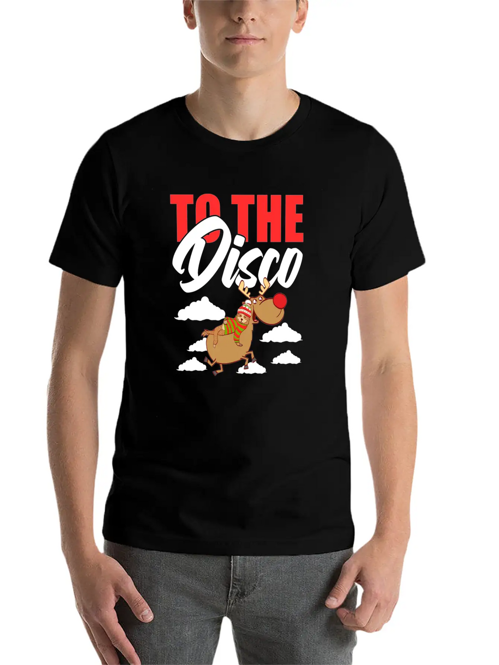 To The Disco Merry Christmas Happy New Year Breathable Soft Cotton T-Shirt – Timeless Casual Look