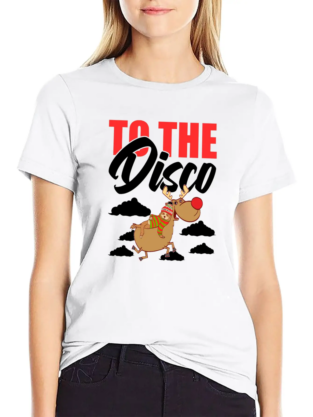 To The Disco Merry Christmas Happy New Year Breathable Soft Cotton T-Shirt – Timeless Casual Look