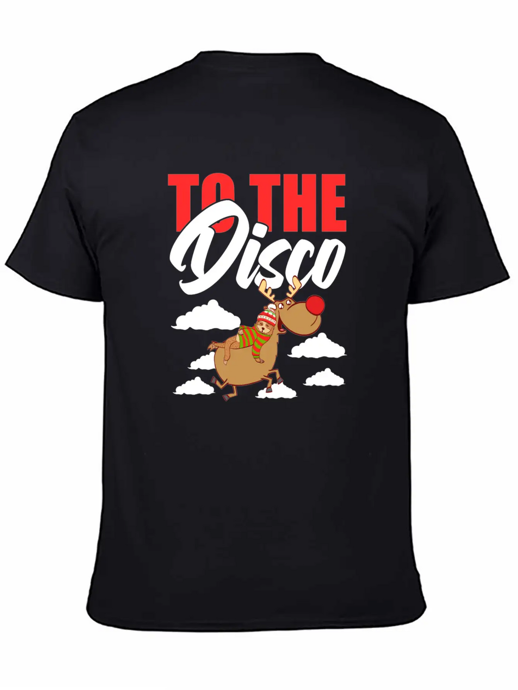 To The Disco Merry Christmas Happy New Year Breathable Soft Cotton T-Shirt – Timeless Casual Look