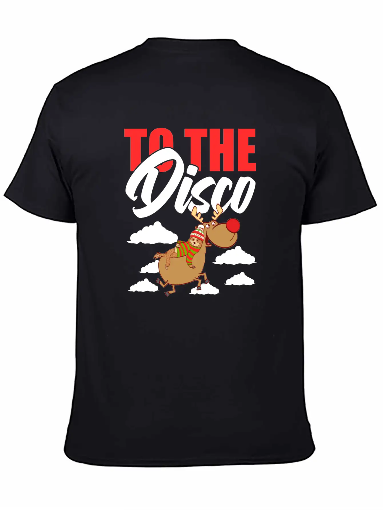 To The Disco Merry Christmas Happy New Year Breathable Soft Cotton T-Shirt – Timeless Casual Look