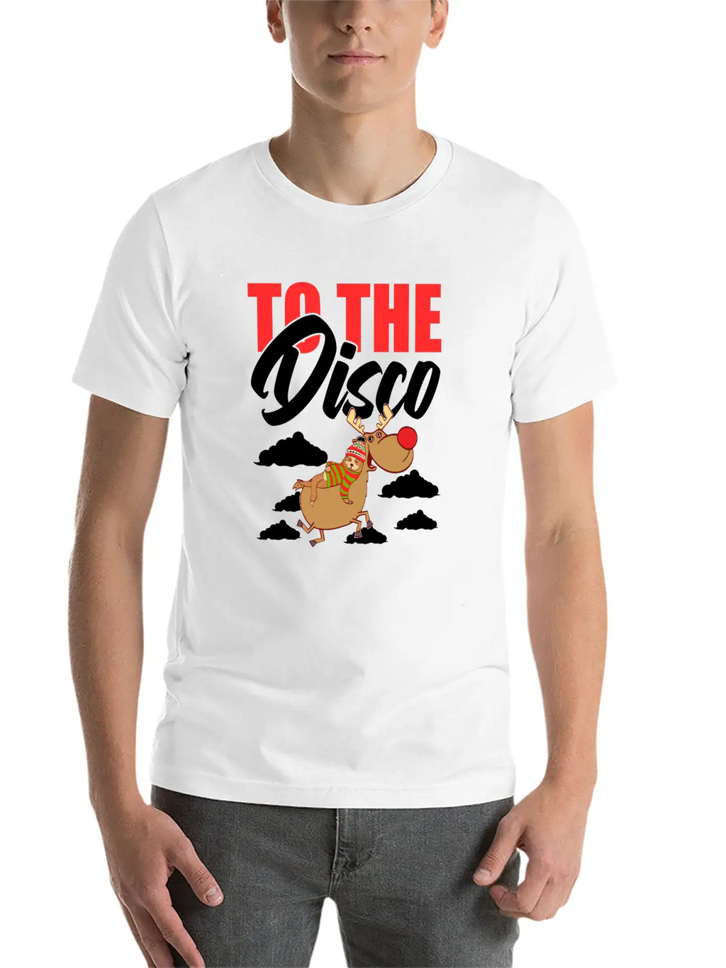To The Disco Merry Christmas Happy New Year Breathable Soft Cotton T-Shirt – Timeless Casual Look