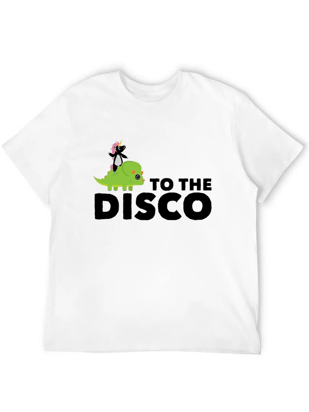 To The Disco Unicorn Unisex Casual T-Shirt – Clean Design For Daily Comfort