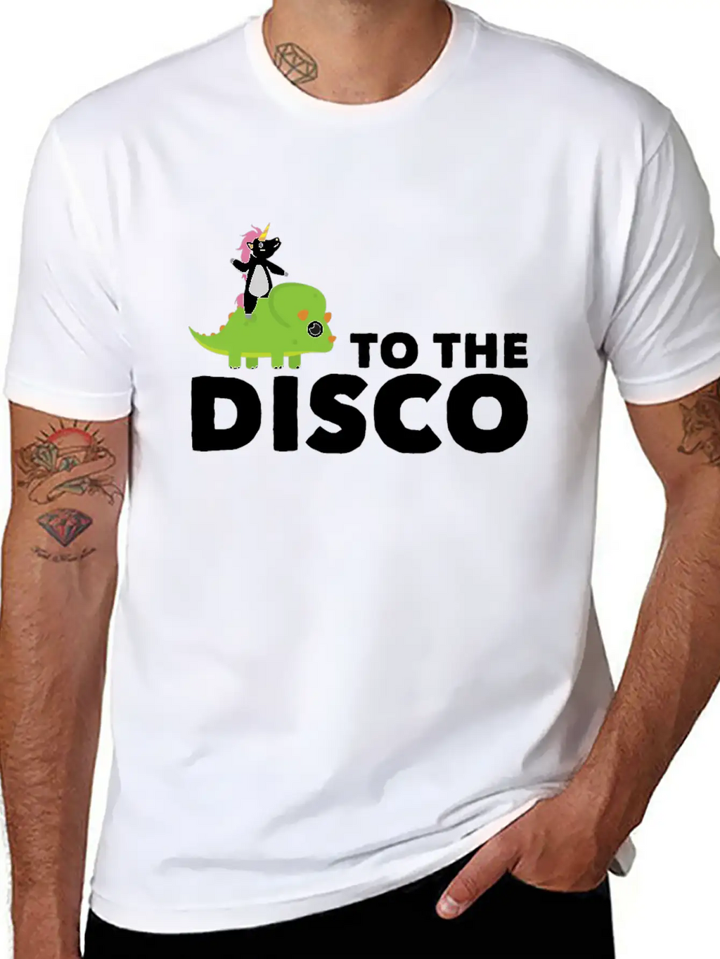 To The Disco Unicorn Unisex Casual T-Shirt – Clean Design For Daily Comfort