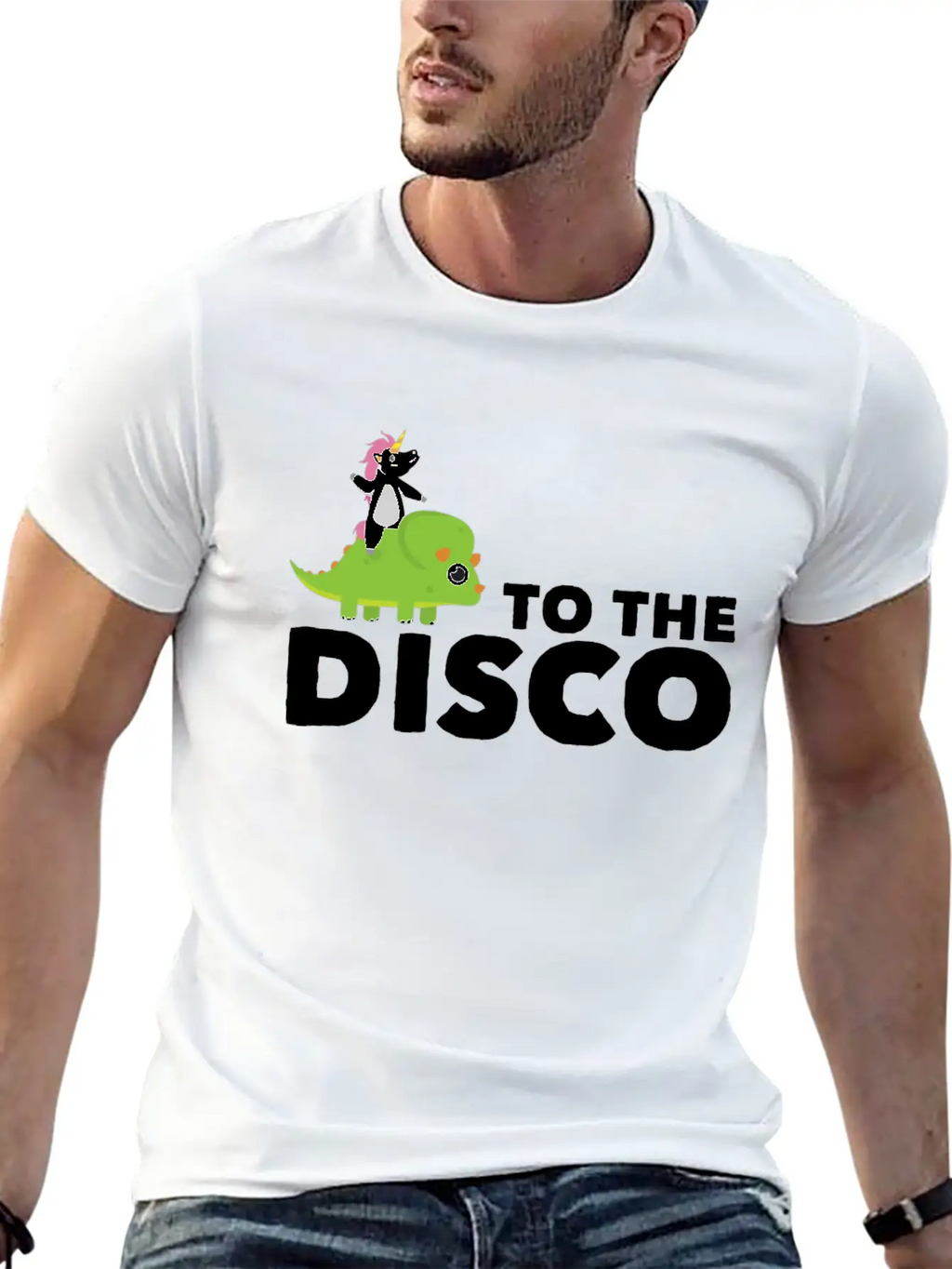 To The Disco Unicorn Unisex Casual T-Shirt – Clean Design For Daily Comfort