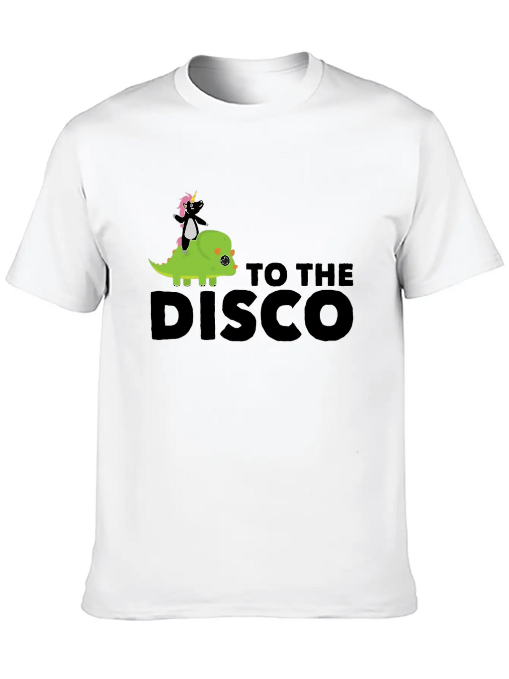 To The Disco Unicorn Unisex Casual T-Shirt – Clean Design For Daily Comfort