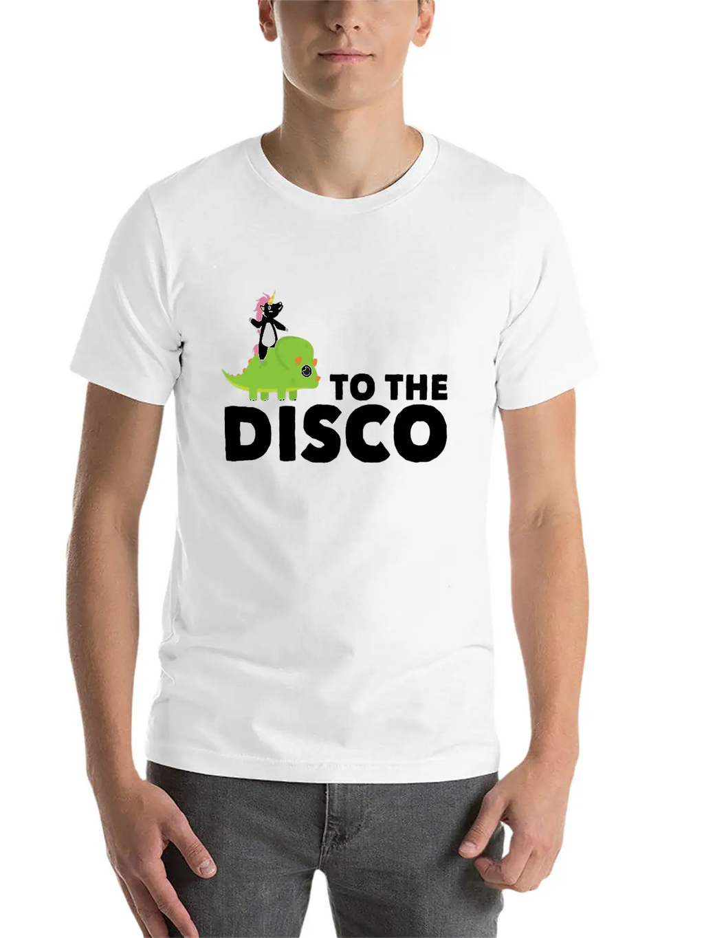 To The Disco Unicorn Unisex Casual T-Shirt – Clean Design For Daily Comfort