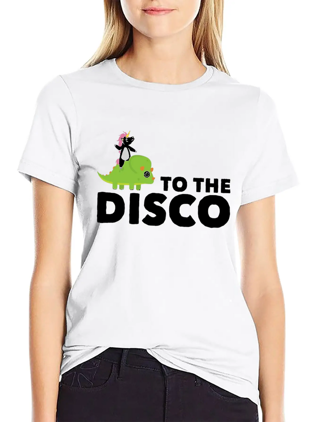 To The Disco Unicorn Unisex Casual T-Shirt – Clean Design For Daily Comfort