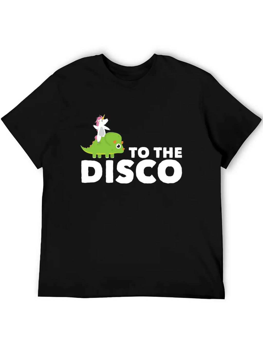 To The Disco Unicorn Unisex Casual T-Shirt – Clean Design For Daily Comfort