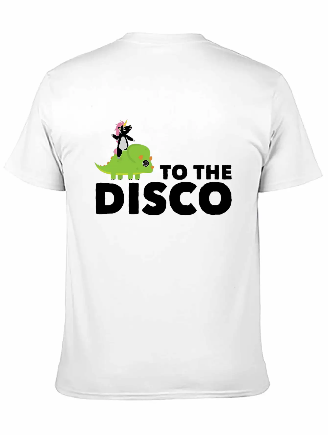 To The Disco Unicorn Unisex Casual T-Shirt – Clean Design For Daily Comfort
