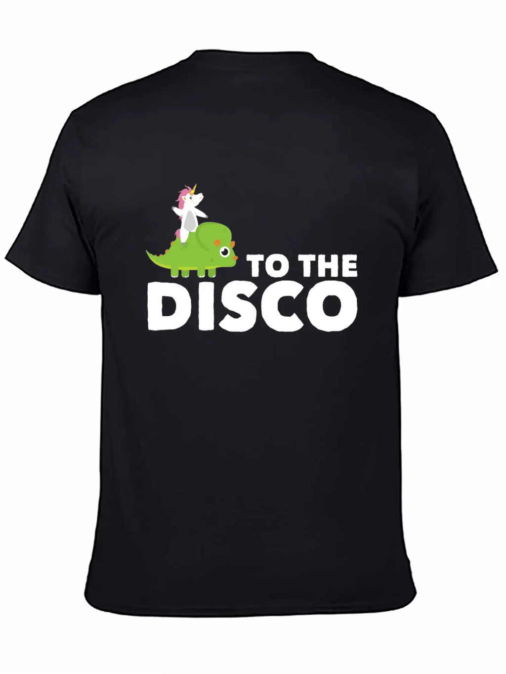 To The Disco Unicorn Unisex Casual T-Shirt – Clean Design For Daily Comfort