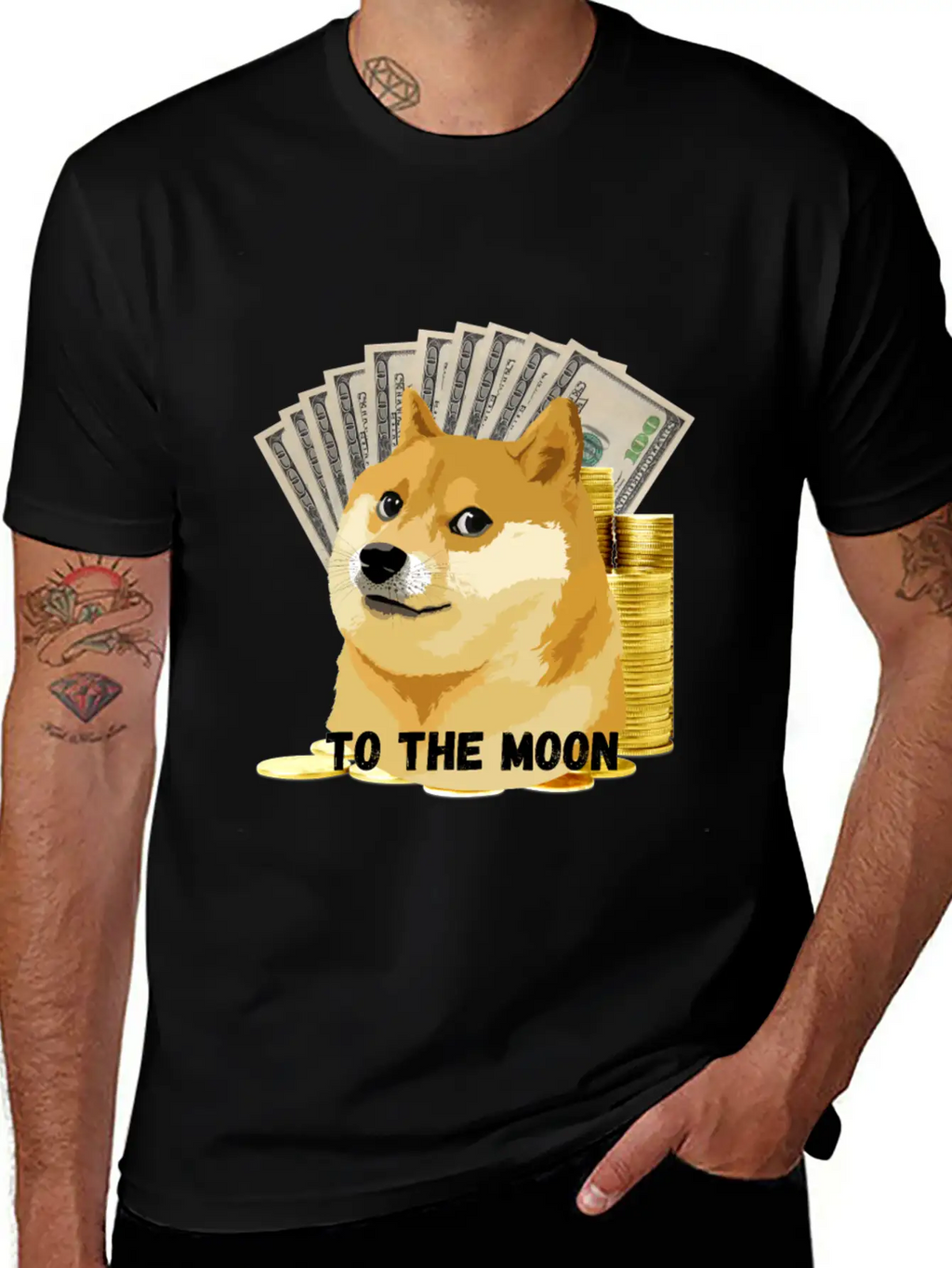 To The Moon Casual Graphic T-Shirt – Simple And Comfortable Daily Wear