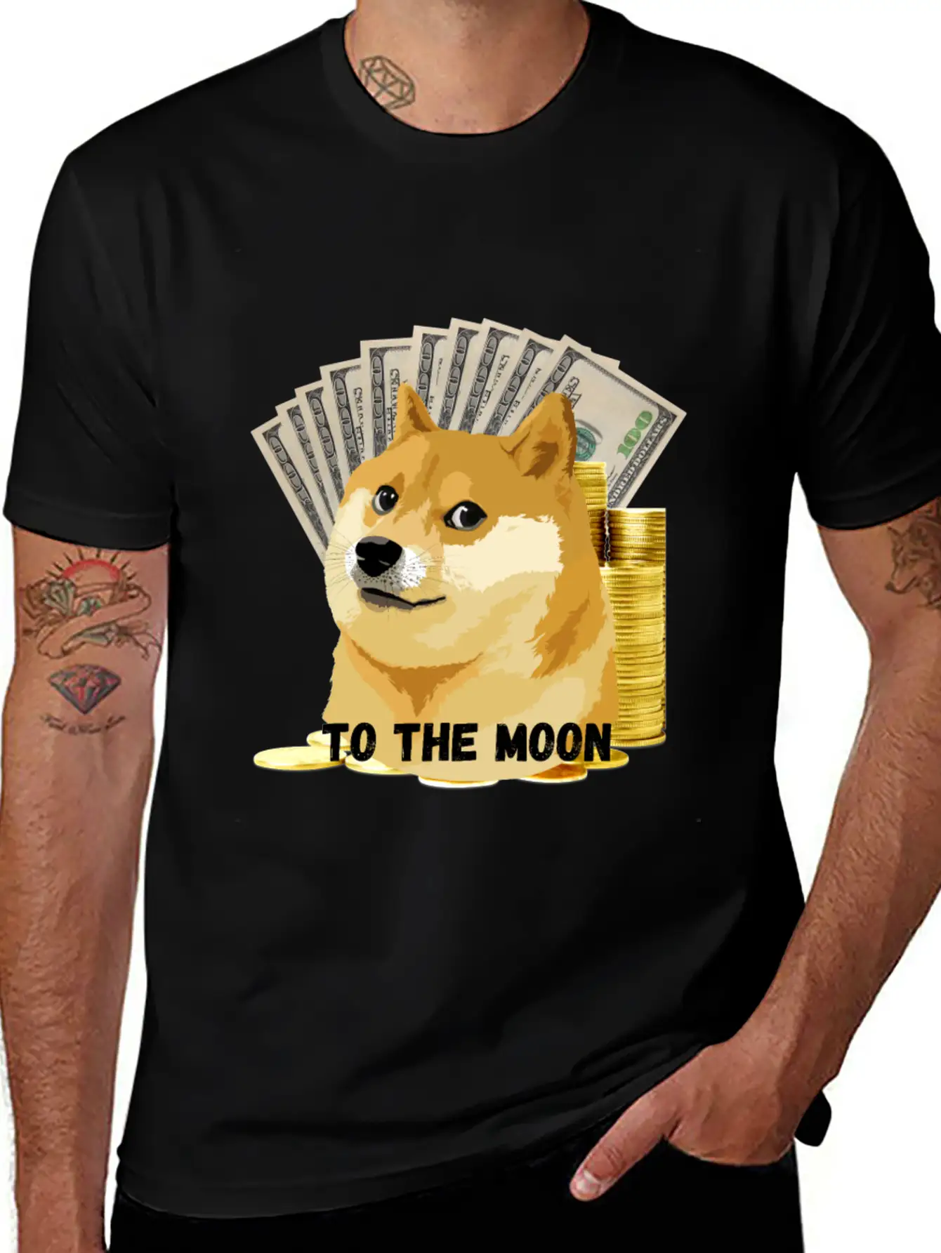 To The Moon Casual Graphic T-Shirt – Simple And Comfortable Daily Wear