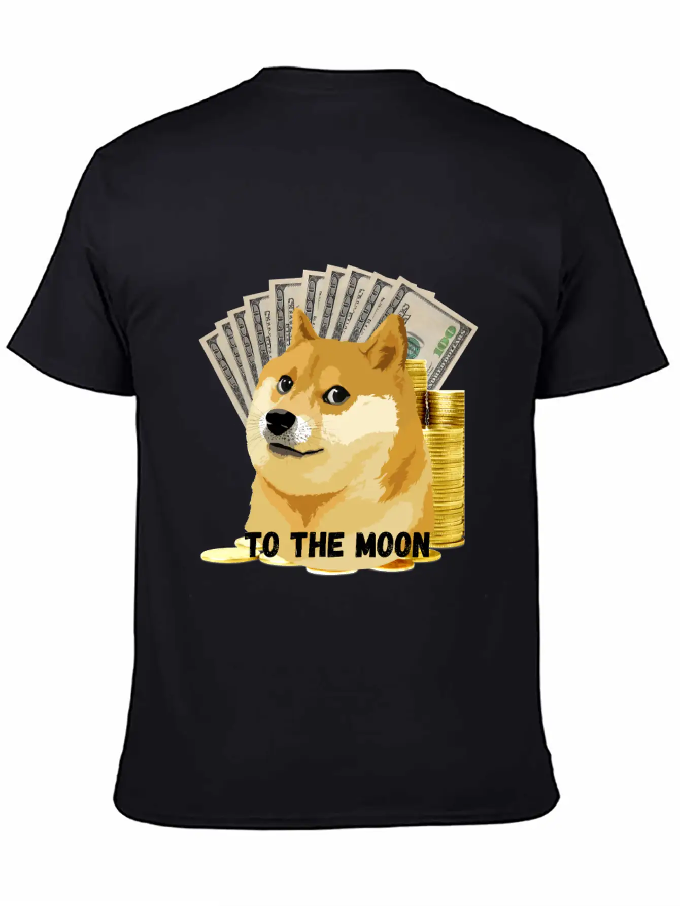 To The Moon Casual Graphic T-Shirt – Simple And Comfortable Daily Wear