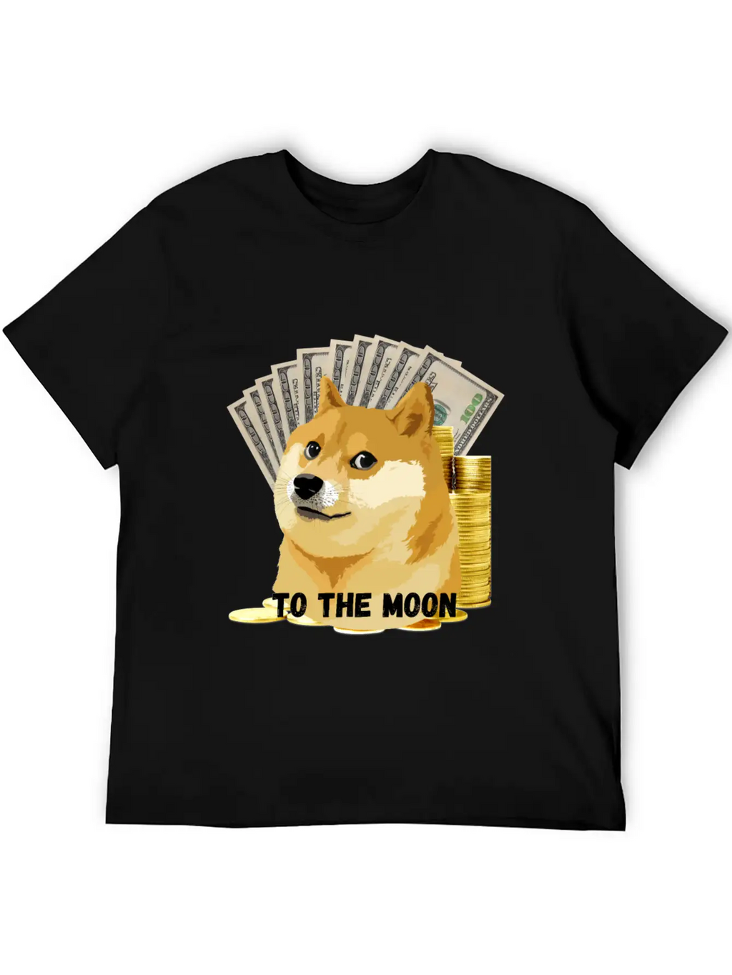 To The Moon Casual Graphic T-Shirt – Simple And Comfortable Daily Wear