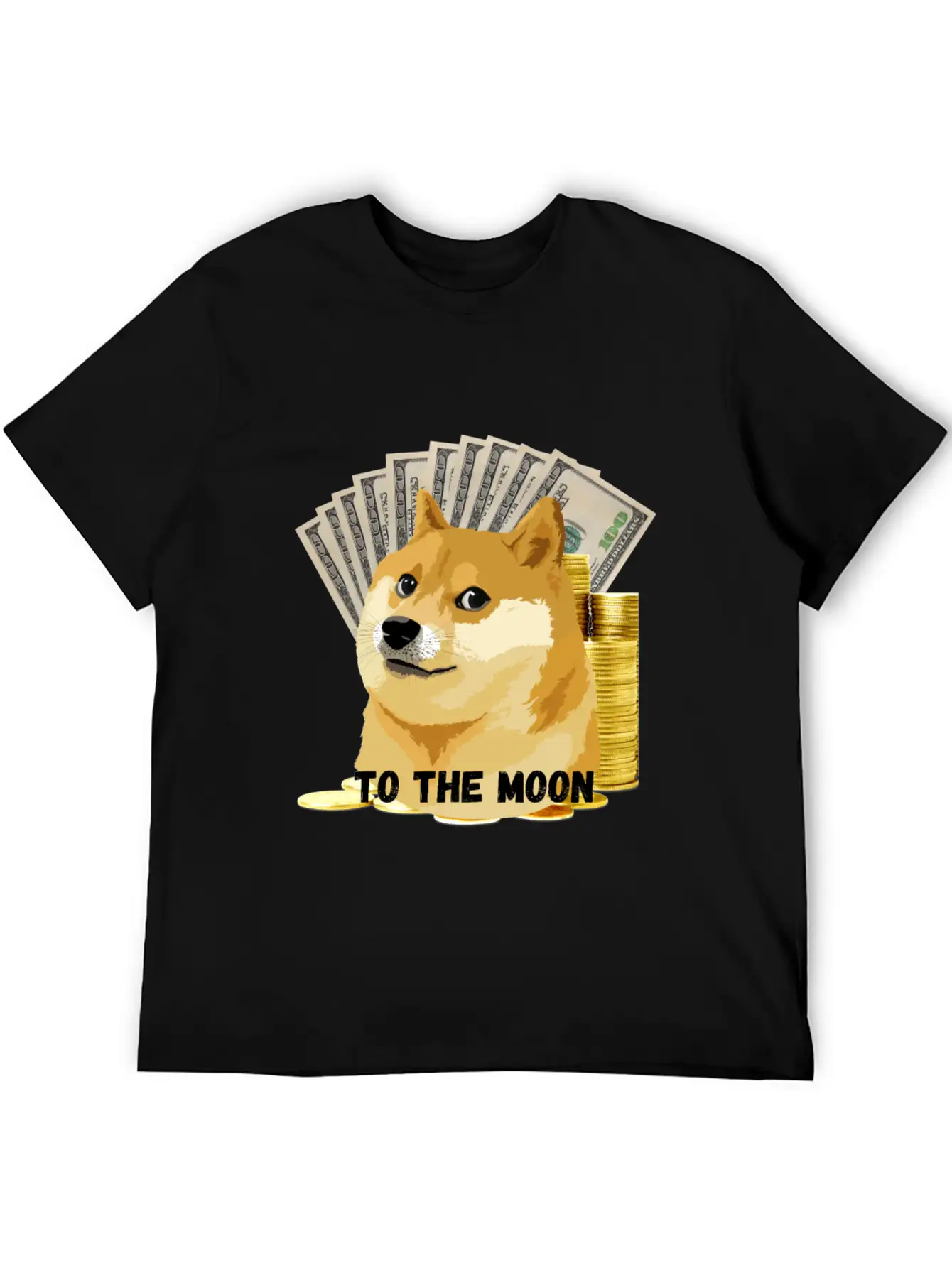 To The Moon Casual Graphic T-Shirt – Simple And Comfortable Daily Wear