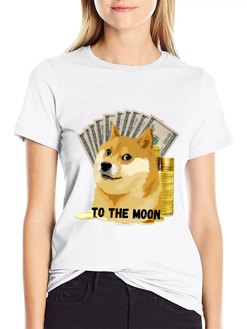 To The Moon Casual Graphic T-Shirt – Simple And Comfortable Daily Wear