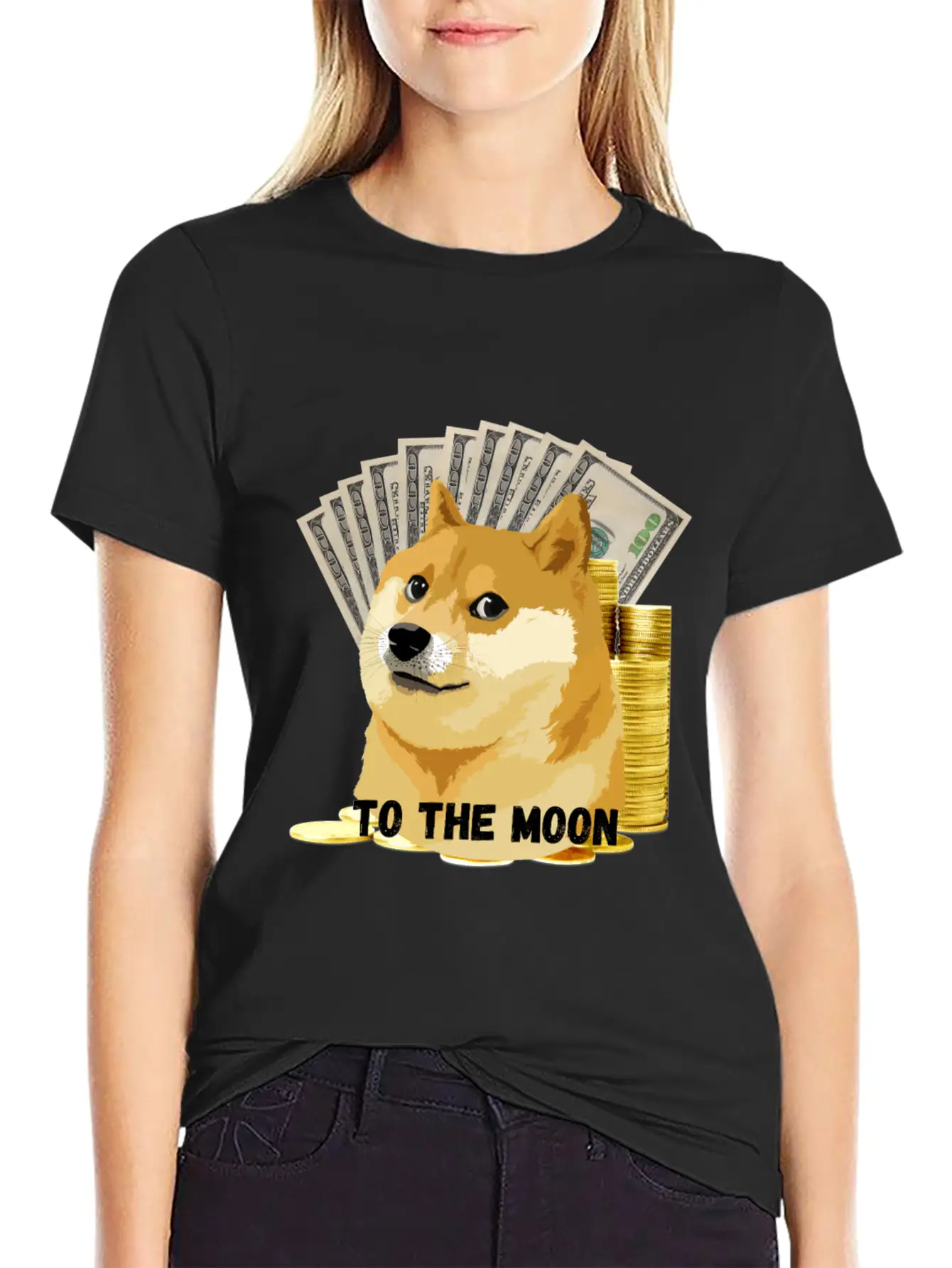 To The Moon Casual Graphic T-Shirt – Simple And Comfortable Daily Wear