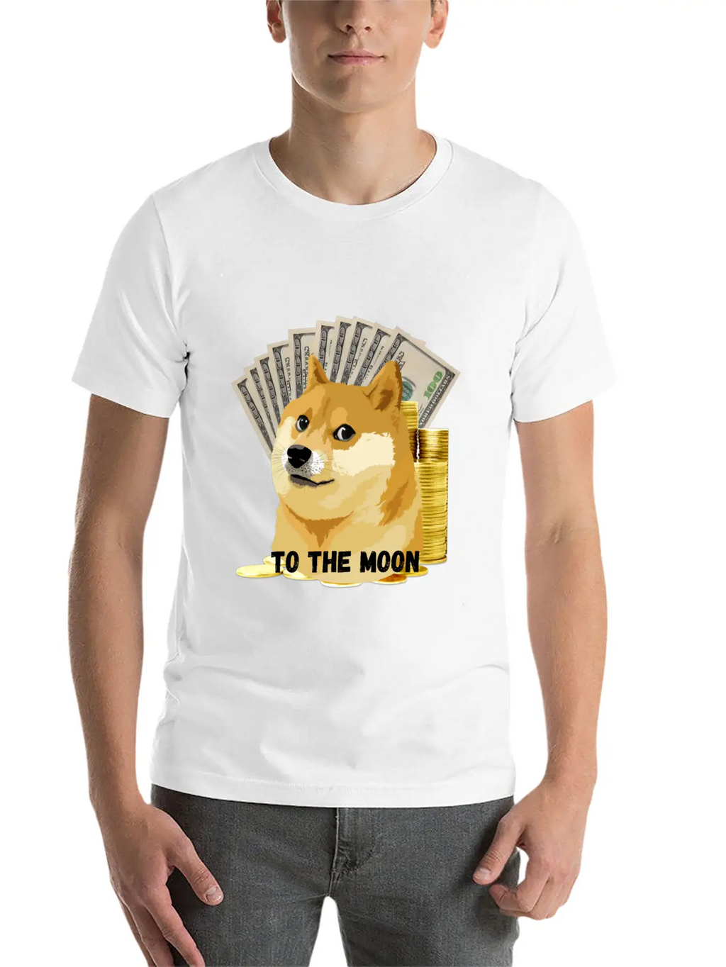 To The Moon Casual Graphic T-Shirt – Simple And Comfortable Daily Wear