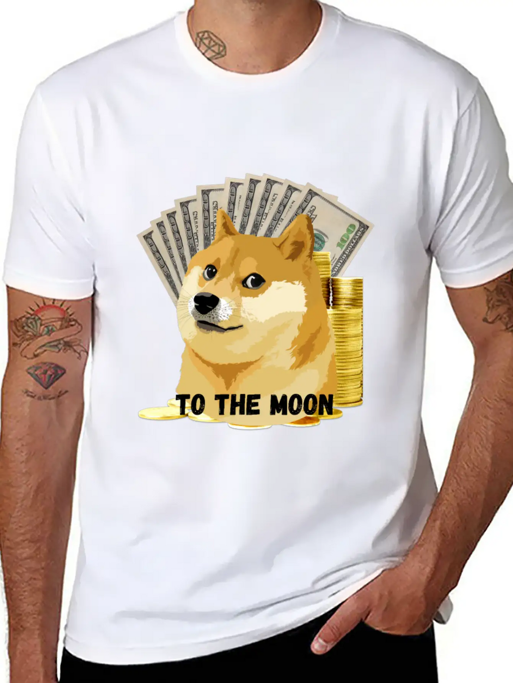 To The Moon Casual Graphic T-Shirt – Simple And Comfortable Daily Wear