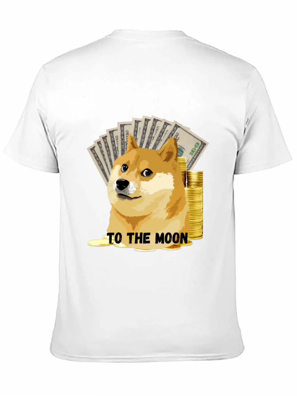 To The Moon Casual Graphic T-Shirt – Simple And Comfortable Daily Wear