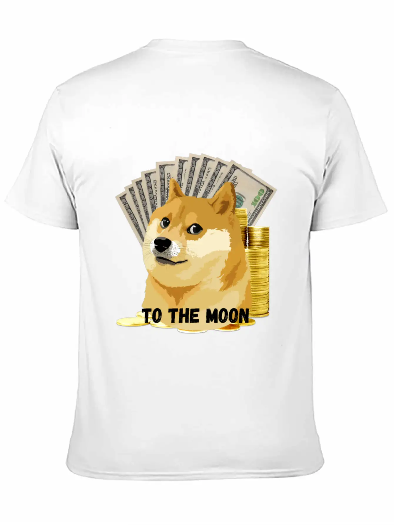To The Moon Casual Graphic T-Shirt – Simple And Comfortable Daily Wear