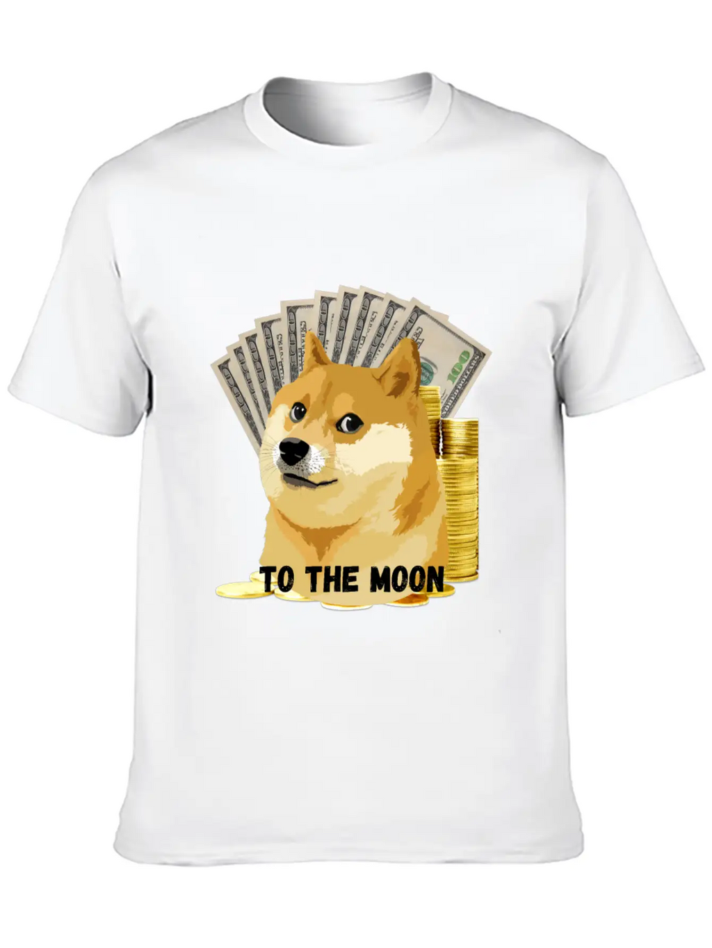 To The Moon Casual Graphic T-Shirt – Simple And Comfortable Daily Wear