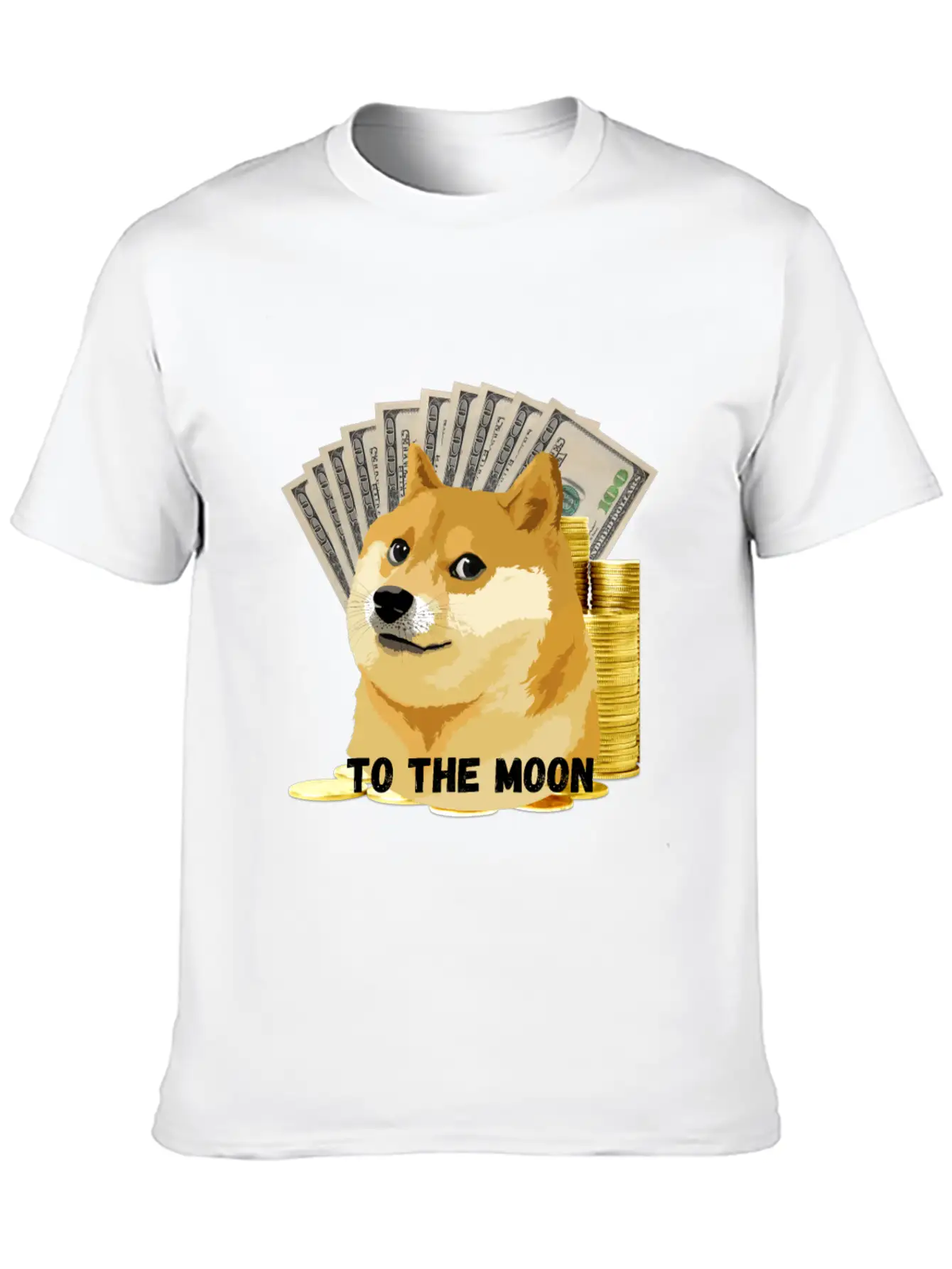 To The Moon Casual Graphic T-Shirt – Simple And Comfortable Daily Wear