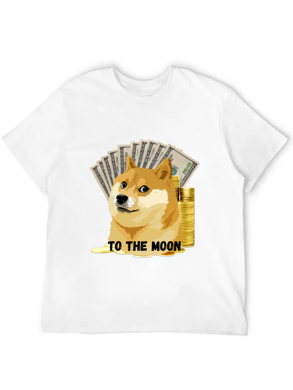 To The Moon Casual Graphic T-Shirt – Simple And Comfortable Daily Wear