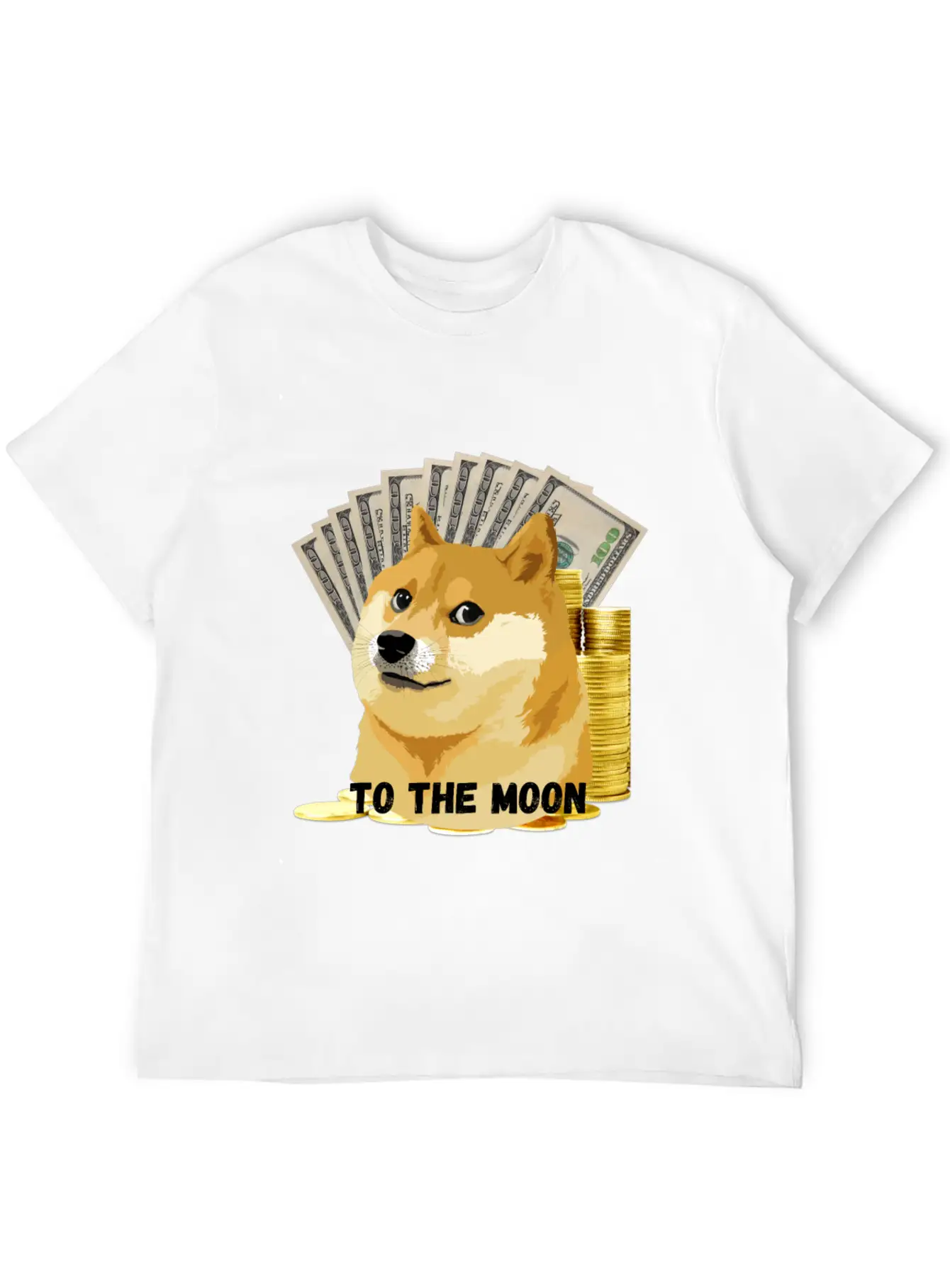 To The Moon Casual Graphic T-Shirt – Simple And Comfortable Daily Wear