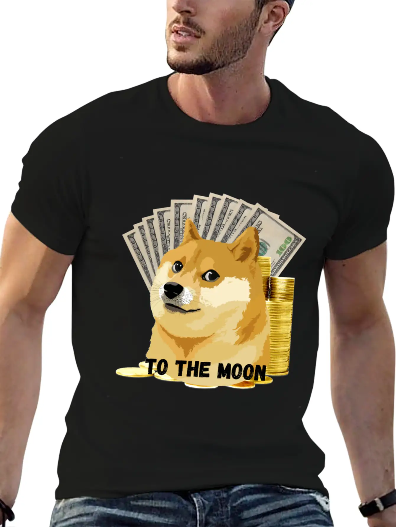 To The Moon Casual Graphic T-Shirt – Simple And Comfortable Daily Wear